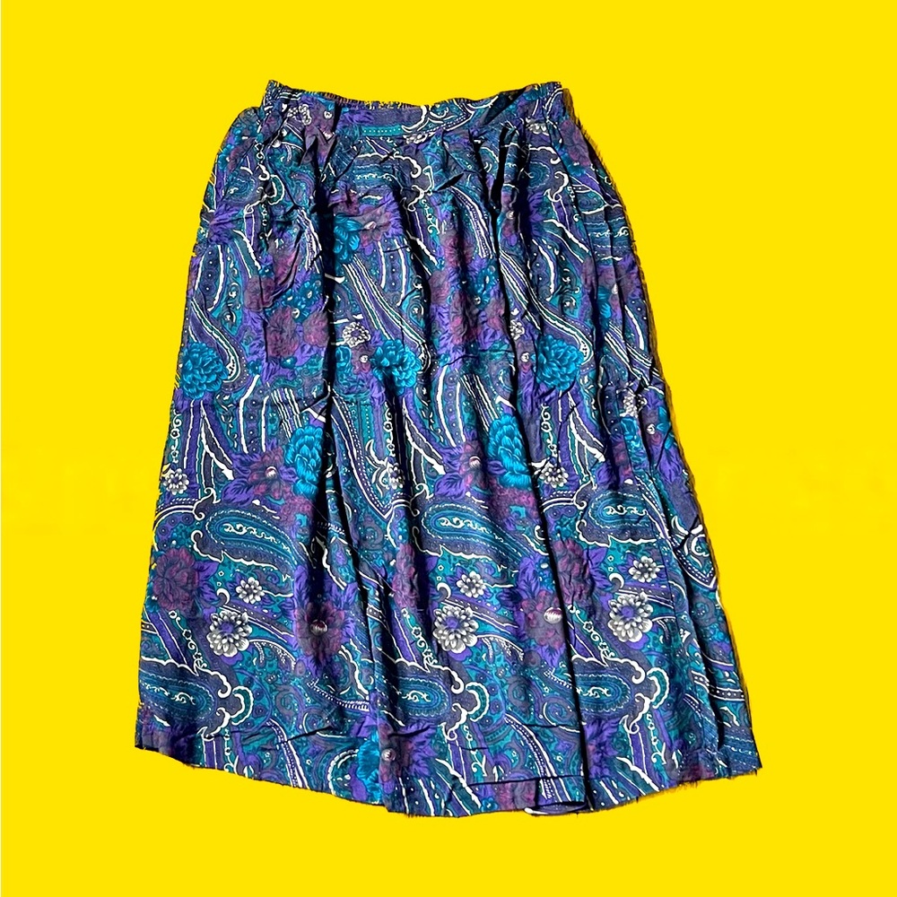 Sag Harbor Vintage Maxi Skirt with Pockets